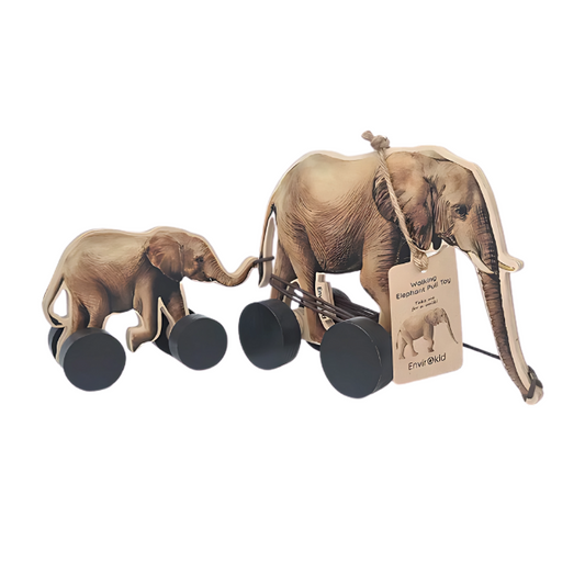 Elephant Pull Toy Set
