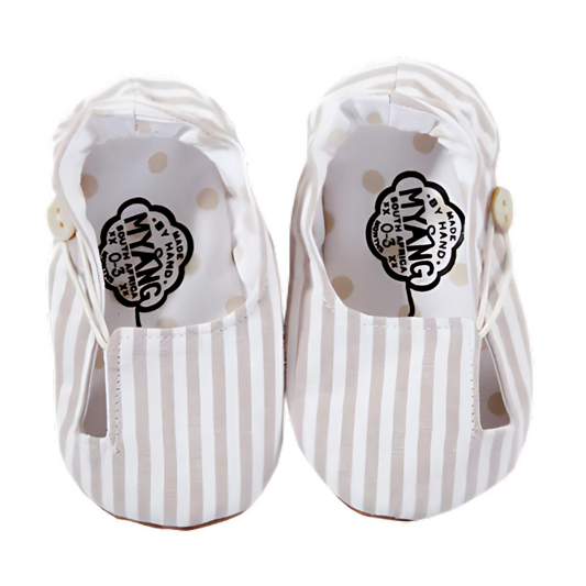 Keyhole / Unisex - Beige & White